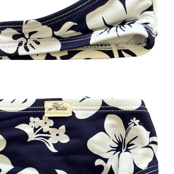 HOBIE GIRLS Tropical Flower Halter Bikini 10 - Picture 3 of 4
